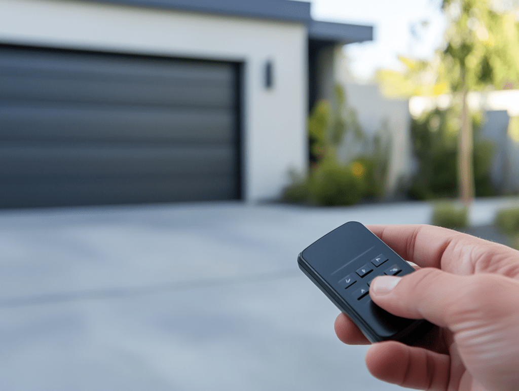 crestonemediallc garage door remote someone is standing outsi 0a594f6b 429c 49f6 a94e 72cc03303f53 3