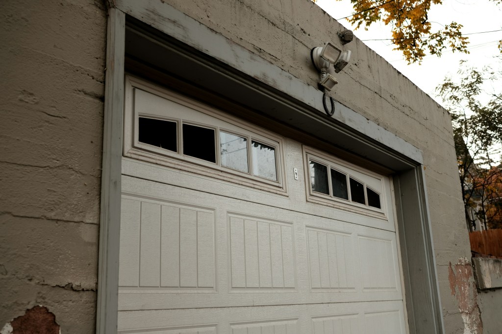 garage door that is being used for a garage door torsion springs blog